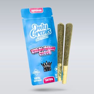 Superior Pre-Rolls 40% – Strawberry Cough 3g